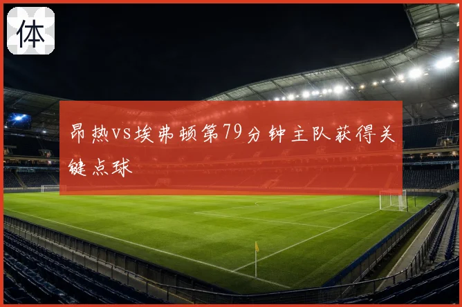 昂热vs埃弗顿第79分钟主队获得关键点球